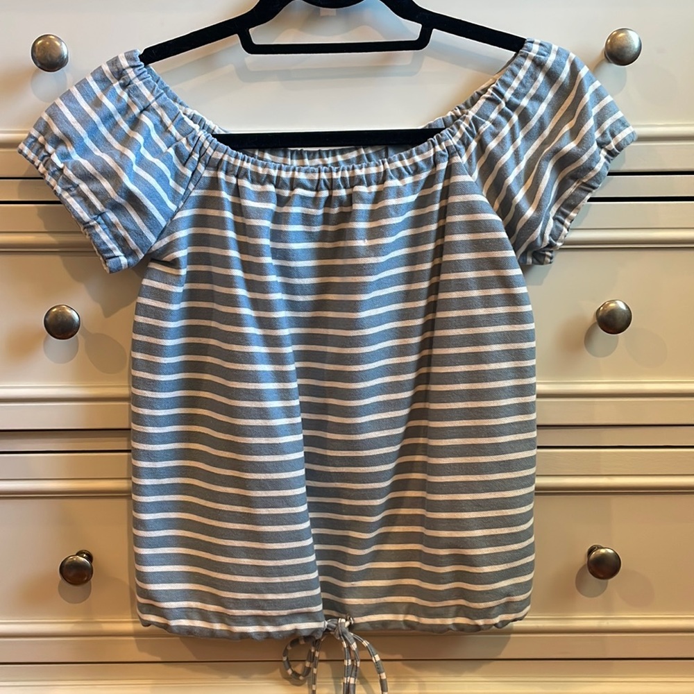 Stripped Madewell top